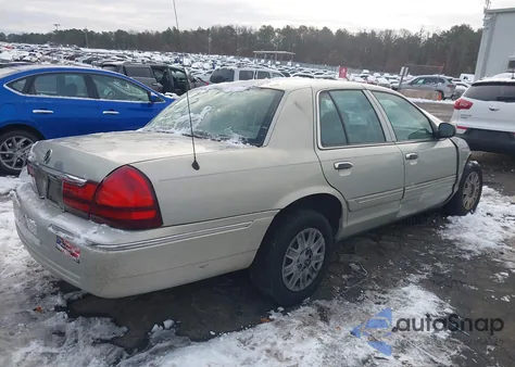 2005 Mercury Grand Marquis Gs from USA, damaged, VIN 2MEFM74W55X602003